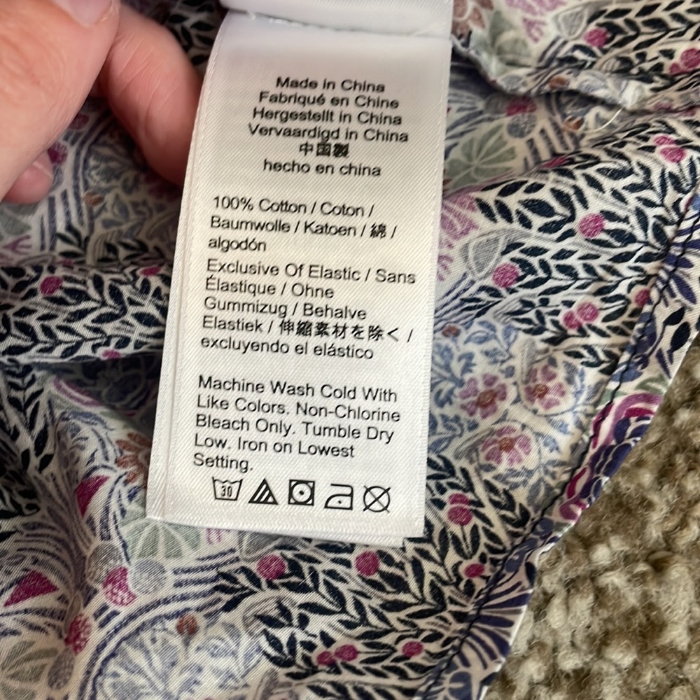 NWT J.Crew Made With Liberty Fabric Strappy Floral Blouse - Picture 6 of 7